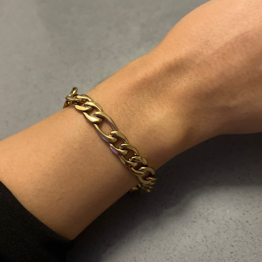 Timeless fossil chain bracelet